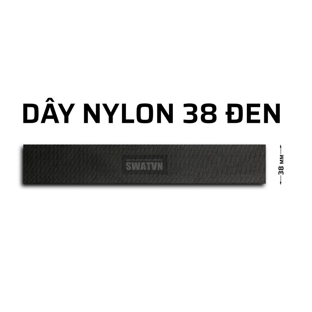 DÂY NYLON 38mm ĐEN