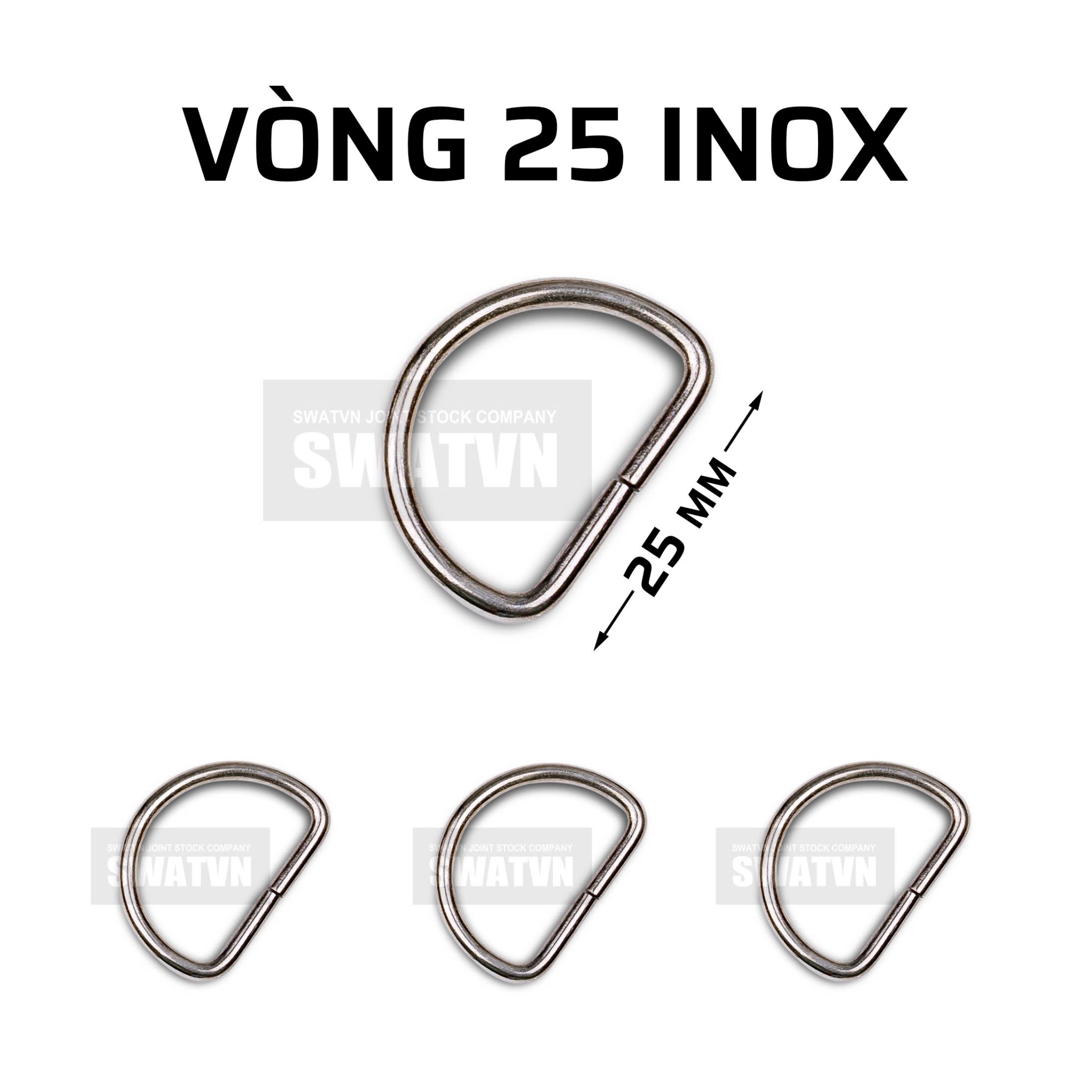 VÒNG CHỮ D KHÓI 25mm